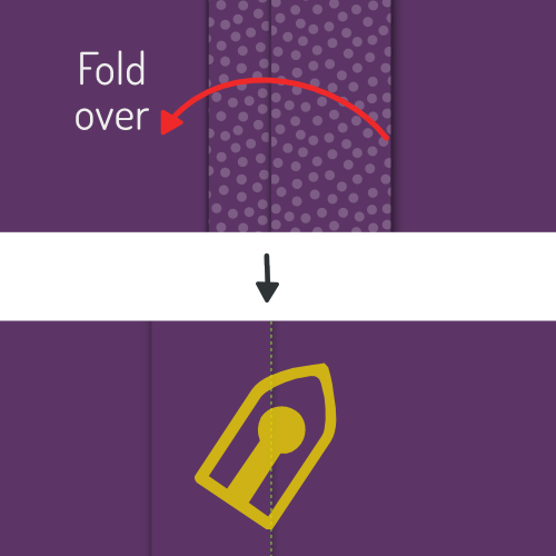 Press seam allowance to once side